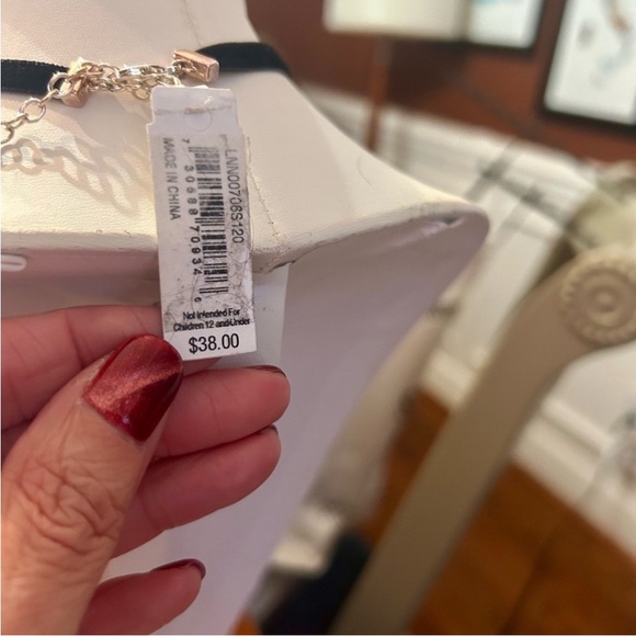 Ralph Lauren Black Velvet Choker with Pearl Accents - Picture 4 of 6